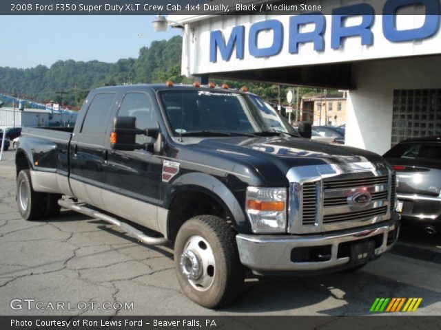2008 Ford F350 Super Duty XLT Crew Cab 4x4 Dually in Black
