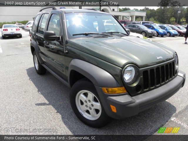 2007 Jeep Liberty Sport in Jeep Green Metallic