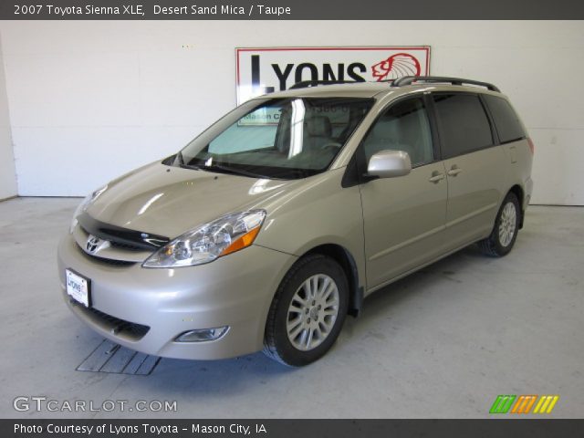 2007 Toyota Sienna XLE in Desert Sand Mica