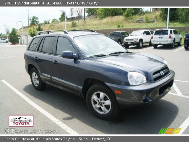 2005 Hyundai Santa Fe GLS 4WD in Pewter Gray