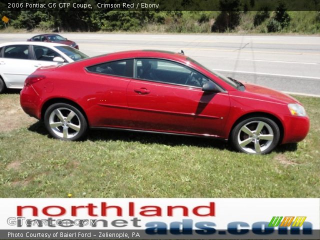 2006 Pontiac G6 GTP Coupe in Crimson Red