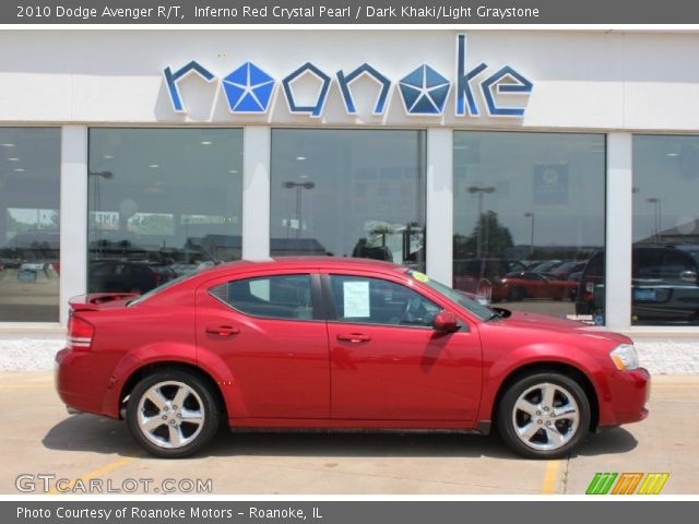 2010 Dodge Avenger R/T in Inferno Red Crystal Pearl