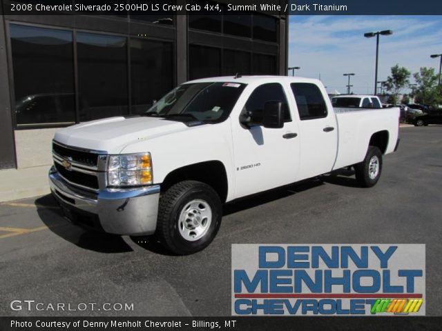 2008 Chevrolet Silverado 2500HD LS Crew Cab 4x4 in Summit White