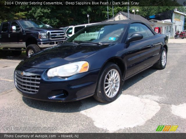 Deep Sapphire Blue Pearl 2004 Chrysler Sebring Convertible