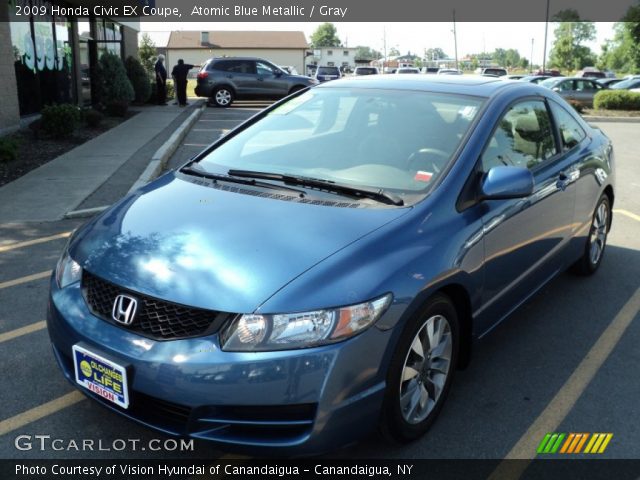 2009 Honda Civic EX Coupe in Atomic Blue Metallic