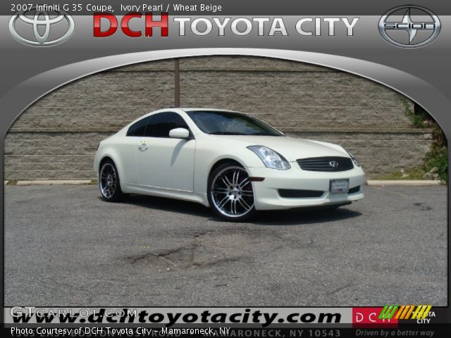 2007 Infiniti G 35 Coupe in Ivory Pearl