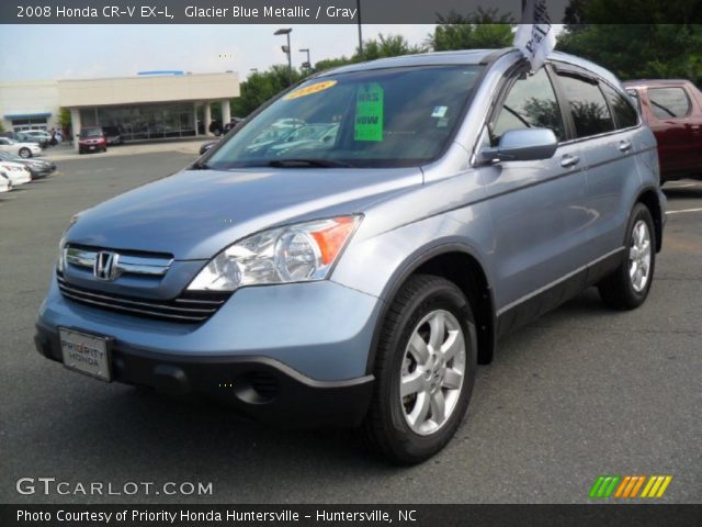 2008 Honda CR-V EX-L in Glacier Blue Metallic