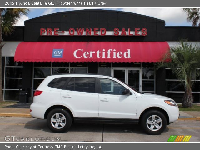 2009 Hyundai Santa Fe GLS in Powder White Pearl