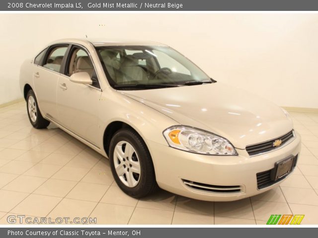 2008 Chevrolet Impala LS in Gold Mist Metallic