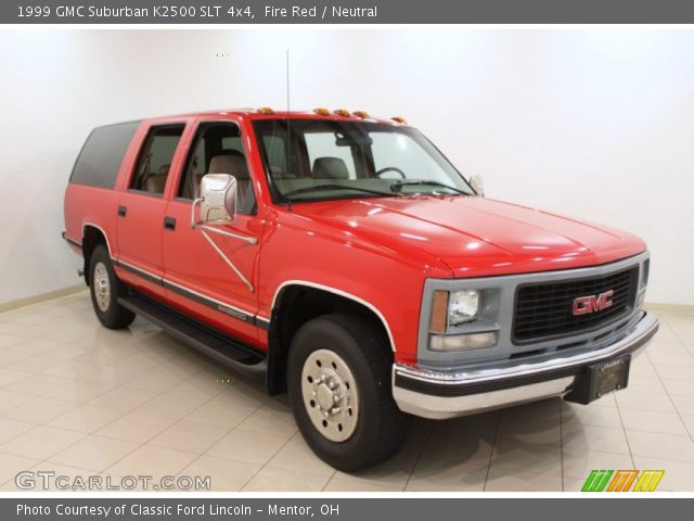 1999 GMC Suburban K2500 SLT 4x4 in Fire Red