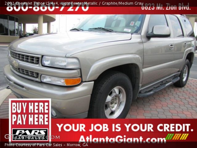 2001 Chevrolet Tahoe LS 4x4 in Light Pewter Metallic