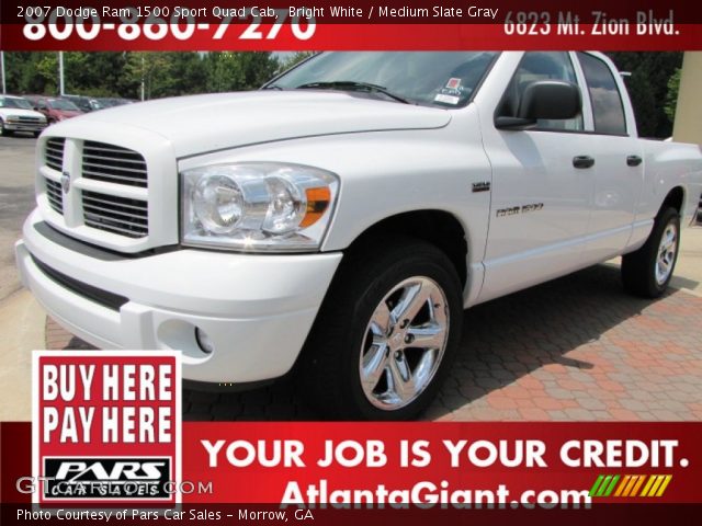 2007 Dodge Ram 1500 Sport Quad Cab in Bright White