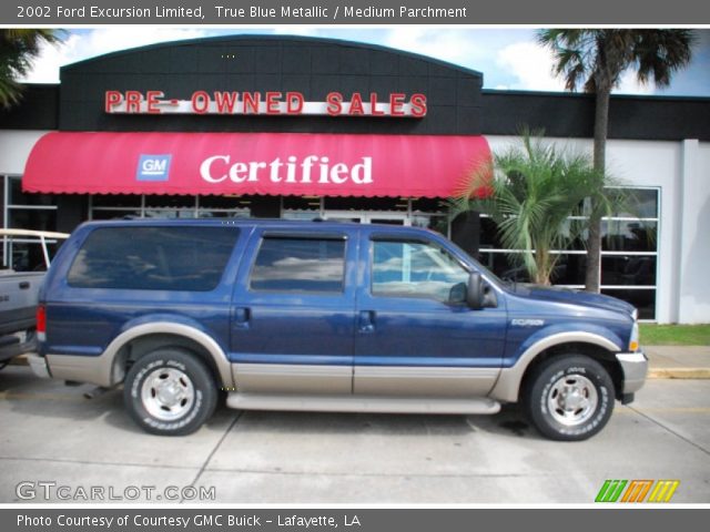 2002 Ford Excursion Limited in True Blue Metallic