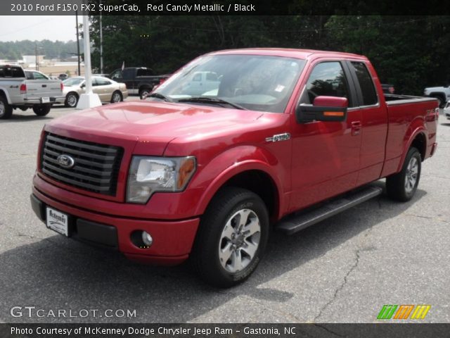 2010 Ford F150 FX2 SuperCab in Red Candy Metallic