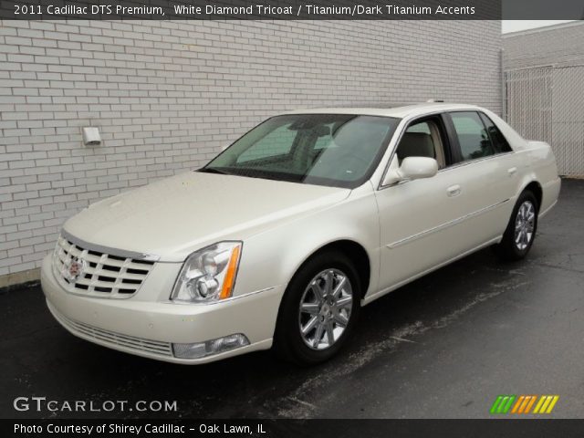 2011 Cadillac DTS Premium in White Diamond Tricoat