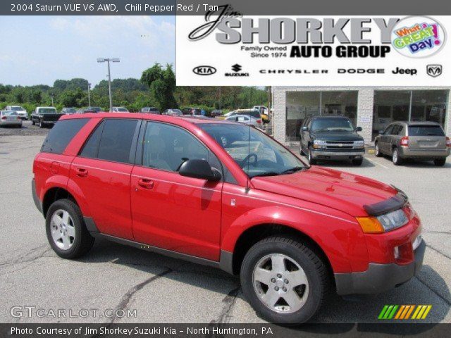 2004 Saturn VUE V6 AWD in Chili Pepper Red