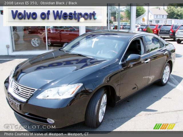2008 Lexus ES 350 in Obsidian Black