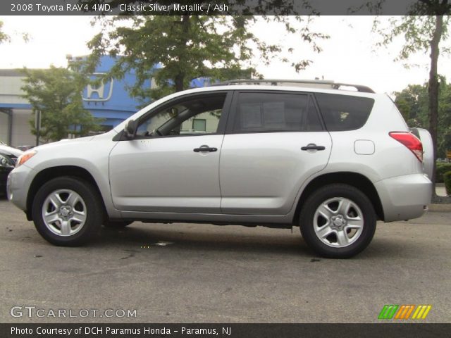 2008 Toyota RAV4 4WD in Classic Silver Metallic
