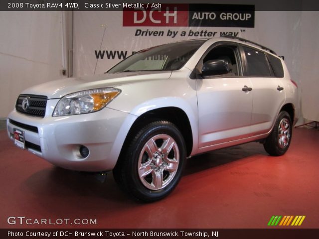 2008 Toyota RAV4 4WD in Classic Silver Metallic