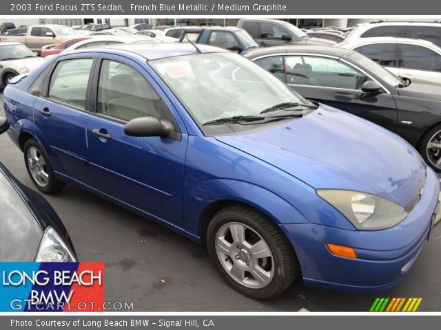 2003 Ford Focus ZTS Sedan in French Blue Metallic