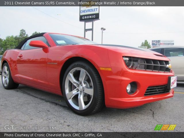 2011 Chevrolet Camaro SS/RS Convertible in Inferno Orange Metallic
