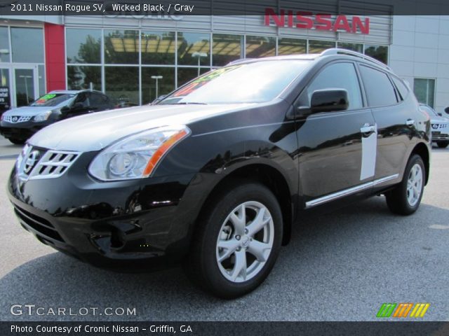 2011 Nissan Rogue SV in Wicked Black
