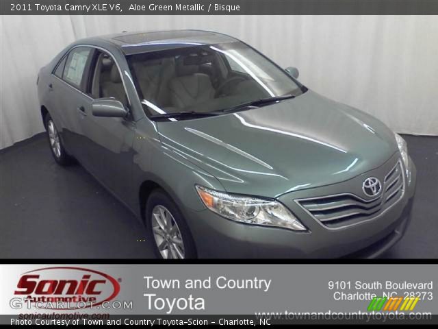 2011 Toyota Camry XLE V6 in Aloe Green Metallic