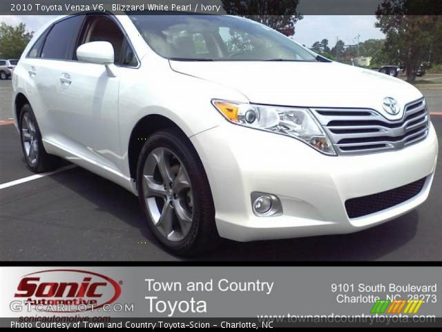 2010 Toyota Venza V6 in Blizzard White Pearl