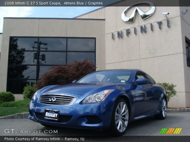 2008 Infiniti G 37 S Sport Coupe in Athens Blue