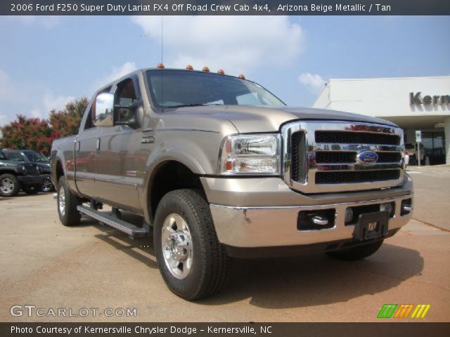 2006 Ford F250 Super Duty Lariat FX4 Off Road Crew Cab 4x4 in Arizona Beige Metallic