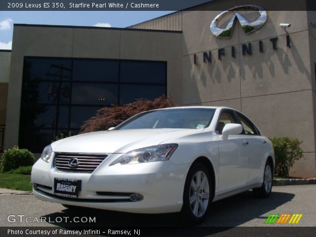 2009 Lexus ES 350 in Starfire Pearl White