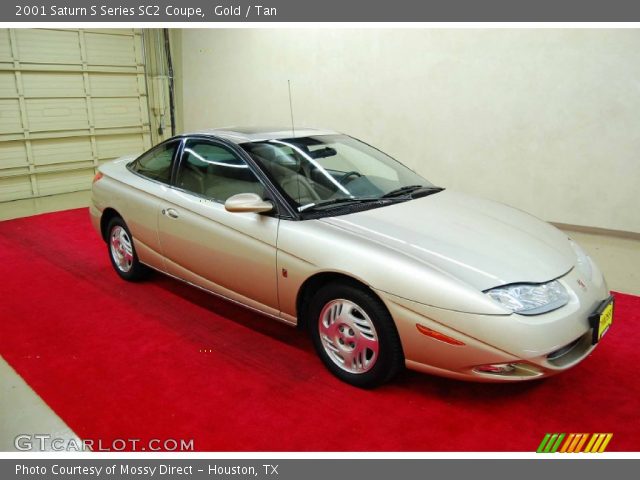2001 Saturn S Series SC2 Coupe in Gold