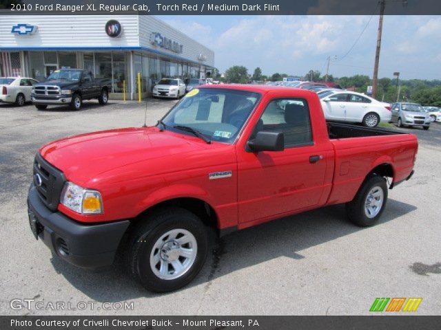 2010 Ford Ranger XL Regular Cab in Torch Red