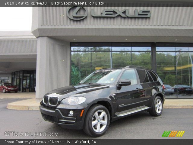 2010 BMW X5 xDrive30i in Black Sapphire Metallic