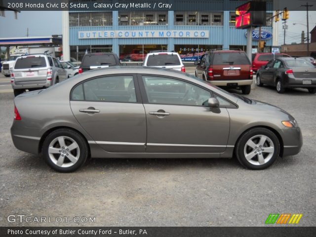 2008 Honda Civic EX Sedan in Galaxy Gray Metallic
