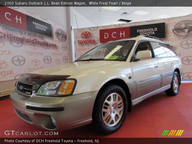 2003 Subaru Outback L.L. Bean Edition Wagon in White Frost Pearl