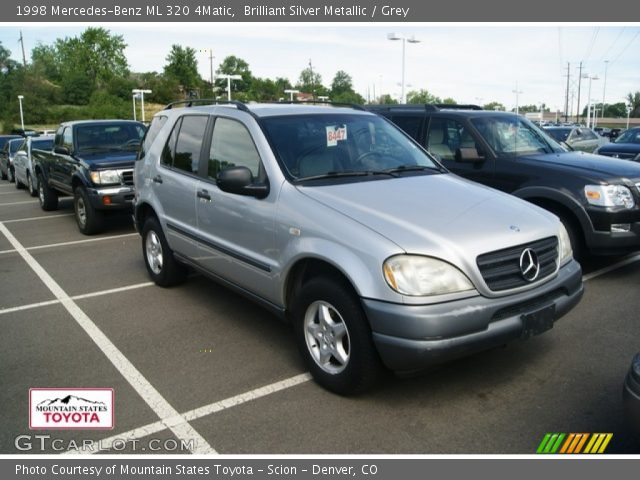 1998 Mercedes-Benz ML 320 4Matic in Brilliant Silver Metallic