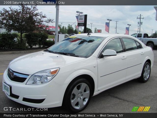 2008 Saturn Aura XE in Cream White