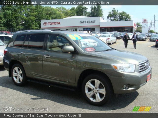 2009 Toyota Highlander Limited 4WD in Cypress Green Pearl