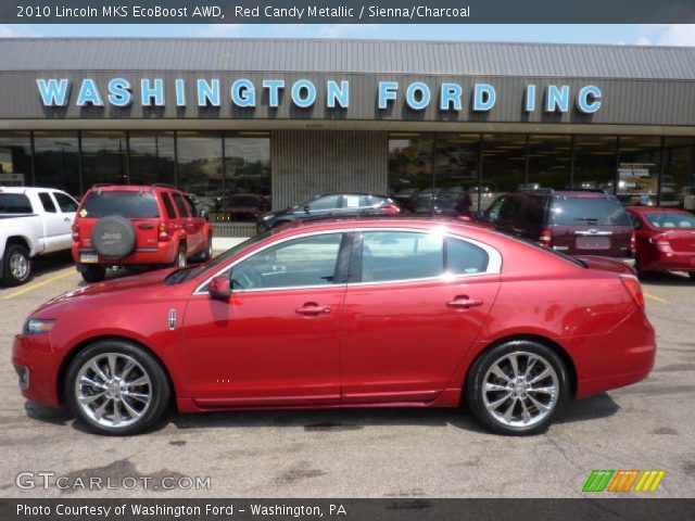 2010 Lincoln MKS EcoBoost AWD in Red Candy Metallic