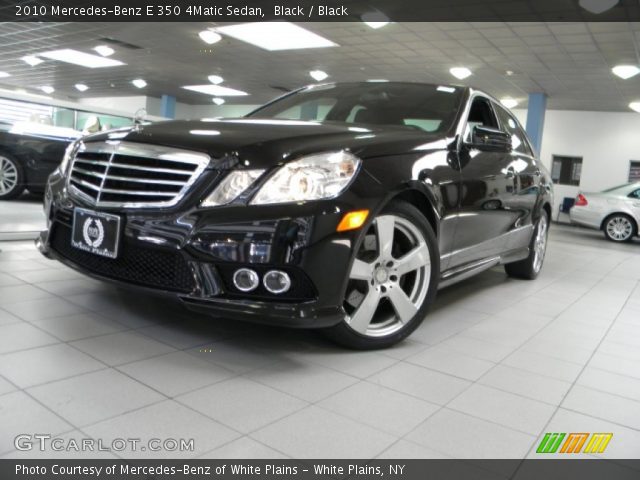2010 Mercedes-Benz E 350 4Matic Sedan in Black