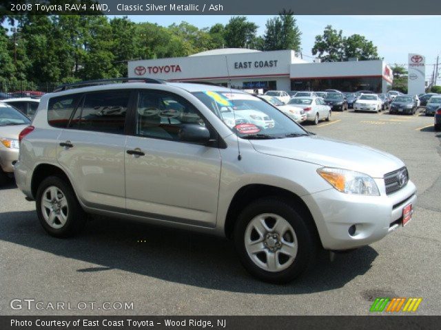 2008 Toyota RAV4 4WD in Classic Silver Metallic