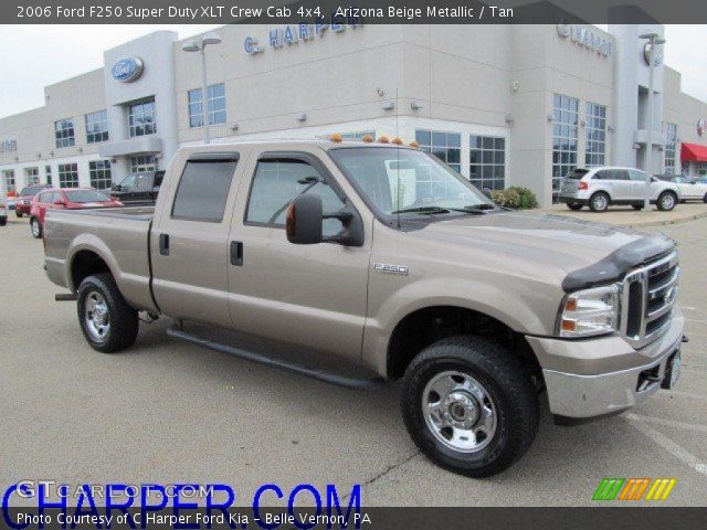 2006 Ford F250 Super Duty XLT Crew Cab 4x4 in Arizona Beige Metallic