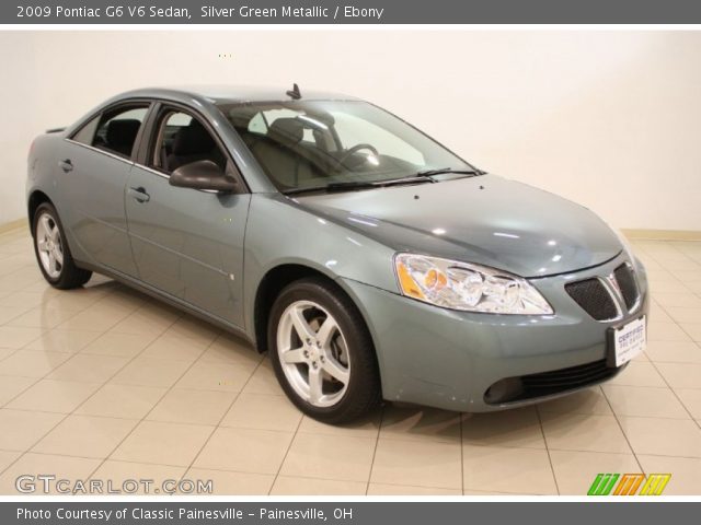 2009 Pontiac G6 V6 Sedan in Silver Green Metallic