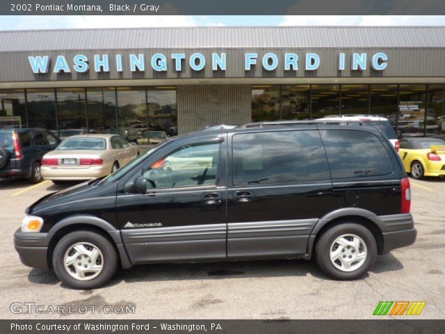 2002 Pontiac Montana  in Black