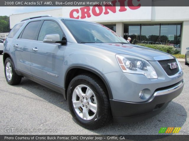 2008 GMC Acadia SLT AWD in Blue-Gold Crystal Metallic