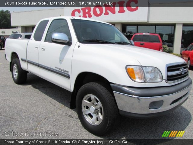 2000 Toyota Tundra SR5 Extended Cab in Natural White