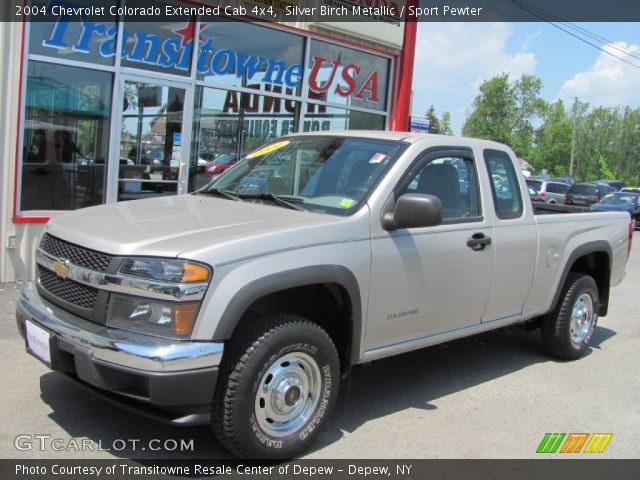 2004 Chevrolet Colorado Extended Cab 4x4 in Silver Birch Metallic