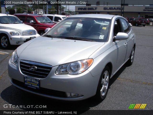 2008 Hyundai Elantra SE Sedan in QuickSilver Metallic