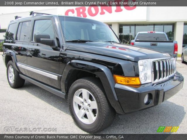 2008 Jeep Commander Limited in Brilliant Black Crystal Pearl